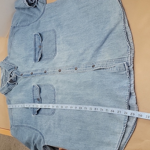 Faded Glory, Mens Size XL, Short Sleeve Button Down Shirt, EUC - Picture 6 of 7